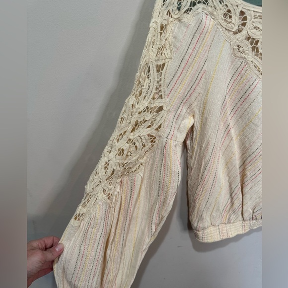 Free People FLOATING MEMORIES Top‎ Sz Small 100% cotton - Picture 10 of 10